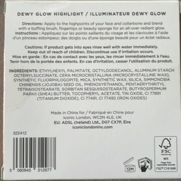 Ulta Dewy Glow Highlighter Cream Trio Iconic London Highlight Illuminateur NEW! - Picture 5 of 9
